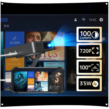 Mars – Mini-projecteur - 720P | 100 Lumens